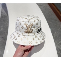 Top Quality Louis Vuitton Bucket Hat 040301 White 2024