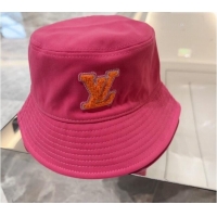 Lowest Cost Louis Vuitton LV Bucket Hat 071001 Dark Pink 2024
