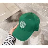 Market Sells Louis Vuitton Canvas Baseball Hat with LV Circle 10135 Green 2024