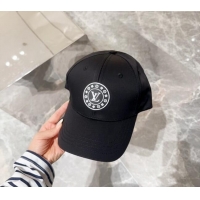Buy Cheap Louis Vuitton Canvas Baseball Hat with LV Circle 10135 Black 2024