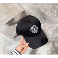 Buy Cheap Louis Vuitton Canvas Baseball Hat with LV Circle 10135 Black 2024
