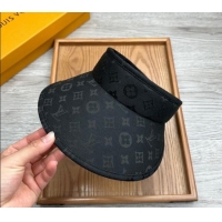New Product Louis Vuitton Monogram Visor Hat 0730 Black 2024