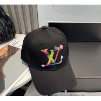 Luxurious Louis Vuitton LV x TM Canvas Baseball Hat 17120 Black 2025