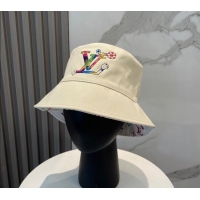 Market Sells Louis Vuitton LV x TM Canvas Reversible Bucket Hat 17123 Light Beige 2025