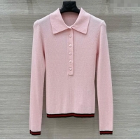 Best Discount Gucci Cashmere & Silk Sweater G041002 Pink 2025