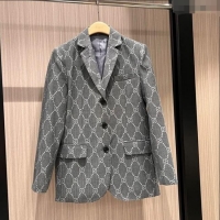 ​Well Crafted Gucci GG Jacket 042906 Dark Grey 2025