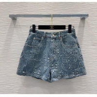 Top Quality Chanel Denim Shorts CH040702 Blue 2025