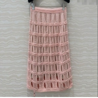 Buy Inexpensive Chanel Knit Skirt CH040710 Pink 2025