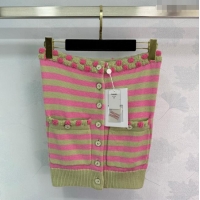 ​Classic Specials Chanel Wool & Cashmere Vest 10033 Green/Pink 2025