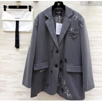 Reasonable Price Chanel Graffiti Jacket 42907 Grey 2025