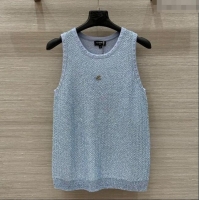 Reasonable Price Chanel Sequins Vest 30021 Blue 2025