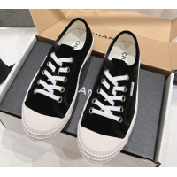 Low Cost Chanel Velvet Sneakers Black 2025 CH041711