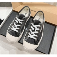 Good Looking Chanel Velvet Sneakers Grey 2025 CH041711