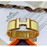 Grade Design Hermes Clic H Wide Bracelet 2cm H022817 Yellow 2025