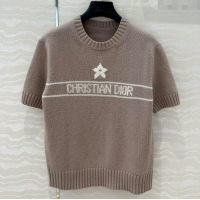 Buy Discount Dior Cashmere Short-sleeved Sweater D041007 2025
