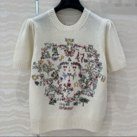 Famous Brand Dior Cashmere Short-sleeved Sweater D041013 2025