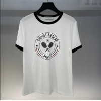 Buy Cheapest Dior T-Shirt 0410 White/Black 2025