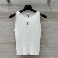 Most Popular Dior Tencel & Cotton Vest 0411 White 2025