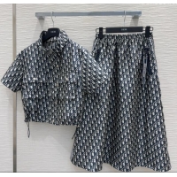 Top Design Dior Shirt and Skirt Set 250430046