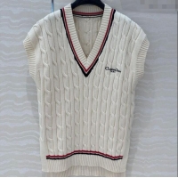 Well Crafted Dior Knit Vest 042987 White 2025