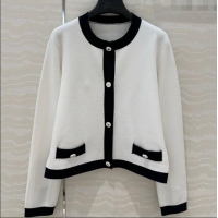 Unique Discount Dior Miss Dior Linen Cardigan 30060 White 2025