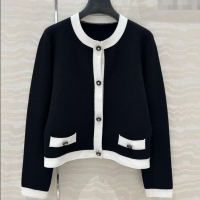 ​New Release Creation Dior Miss Dior Linen Cardigan 30060 Black 2025