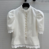 Best Grade Dior Tencel Linen Shirt 30062 White 2025