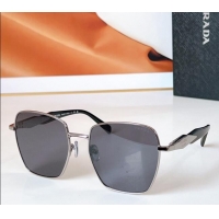 Buy Best Prada Sunglasses SPR64ZS Grey/Silver 2025