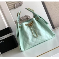 Buy Discount Chanel 25 Small Handbag in Grained Calfskin AS5293 Green Spring-Summer 2025