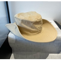 Top Quality Miu Miu Denim Hat M050901 Khaki 2025