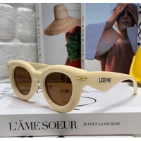 Inexpensive Loewe Sunglasses LW050801 White 2025