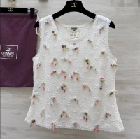 Stylish Cheap Chanel Vest CH050708 White 2025