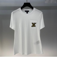 Affordable Price Louis Vuitton LV T-Shirt L0410 White 2025