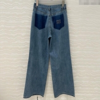 Buy Discount Miu Miu Denim Jeans M041034 Blue 2025