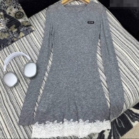 ​Specials Imitation Miu Miu Dress M042821 Gray 2025