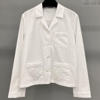 ​Shop Inexpensive Miu Miu Logo Shirt 042909 White 2025
