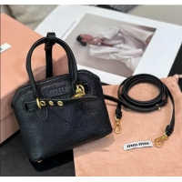 Modern Classic Miu Miu Aventure Pouch Charm 0512 Black 2025