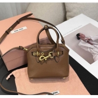 Top Quality Miu Miu Aventure Pouch Charm M0512 Brown 2025