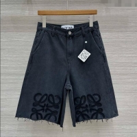 Modern Classic Loewe Denim Shorts L041005 Black 2025