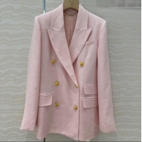 New Release Creation Zimmermann Linen Jacket 0411 Light Pink 2025