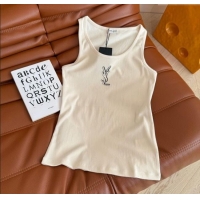Buy Cheap Saint Laurent Cotton Vest Y0214 White 2025
