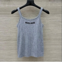 Well Crafted Miu Miu Wool Vest M031113 Grey 2025
