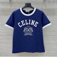 Well Crafted Celine T-shirt C041029 Blue 2025
