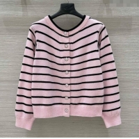 ​Famous Brand Chanel Cashmere Cardigan CH042905 Pink 2025