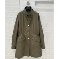 Most Popular Prada Coat 0411 Green 2025