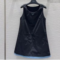 Best Price Prada Nylon Dress 0411 Black 2025