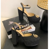 Purchase Gucci Platform Pump with Double G 817258 Black