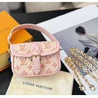 Promotional Louis Vuitton LV Nano Diane Chain Pouch 0512 Light Pink 2025