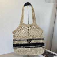 Reasonable Price Prada Straw Bag PR051301 Beige 2025