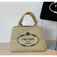 Traditional Discount Prada Canvas Tote Bag PR051304 Beige 2025